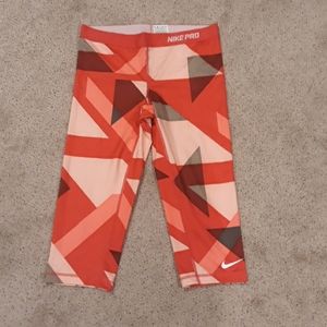 Like New Nike Pro Dri Fit Capri Length Legging